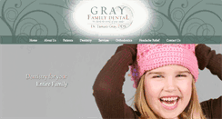 Desktop Screenshot of graydental.net