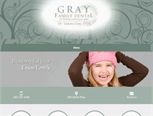 Tablet Screenshot of graydental.net